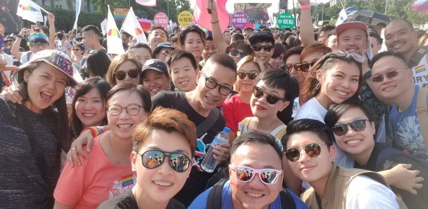 大愛同盟組團參加台灣同志遊行2018